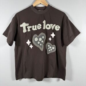 Broken Planet True Love T-Shirt Brown Size Medium